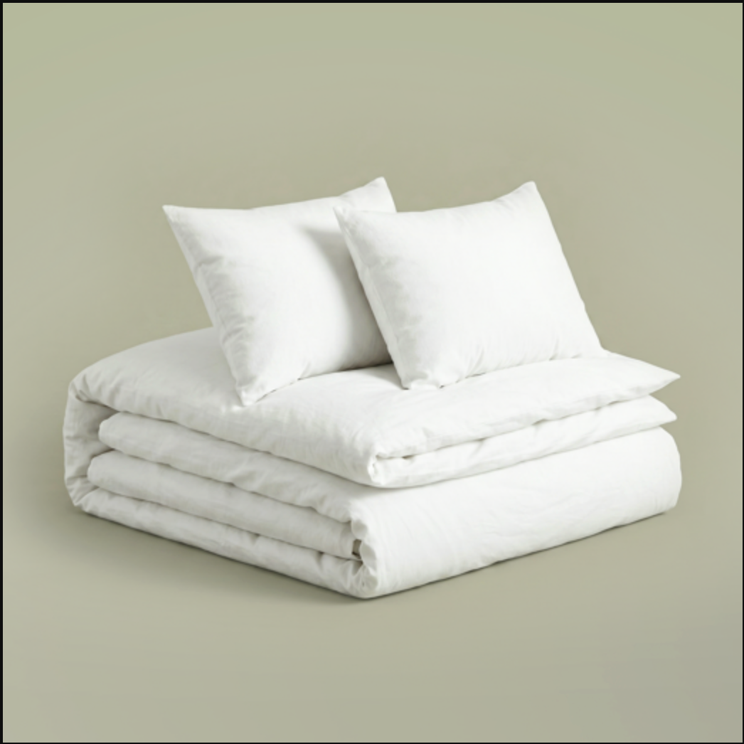 Luxury Hotel Bedding Set - Minimalist Cotton Duvet Cover